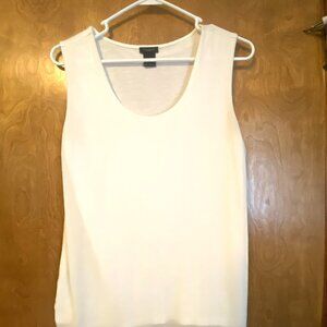 Ann Taylor Factory cream sleeveless top